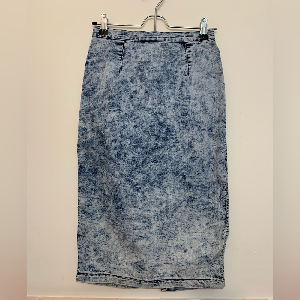 Jean Pencil Skirt